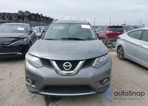 2015 Nissan Rogue Sv из США, поврежденный, VIN KNMAT2MV6FP519115